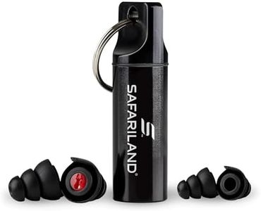 Safariland Pro Impulse Hearing Protection, in Ear Earplugs with Keychain Storage Case - Hearing Protection for Firing Range, Shooting and Hunting