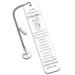 Godmother Proposal Gifts Godmother Gifts from Godchild Baptism Gifts for Women Christian Gifts for Women Godmother Appreciation Gifts Confirmation Sponsor Gifst Birthday Bookmark Christmas Mothers Day