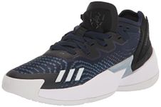 adidas Unisex-Adult D.o.n. Issue 4 Basketball Shoe, Team Navy Blue/White/Black, 8 D (M) Standard
