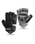 UYKKE Workout Gloves for Men and Women, Exercise Gloves for Weight Lifting, Cycling, Gym, Training, Breathable and Snug Fit (Black, Medium)