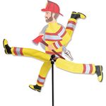 Premier Kites Whirligig Spinner - 23 in. Running Fireman