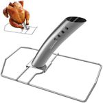 SafBbcue Turkey Cannon Infusion Roaster, Turkey Beer Can Stand, Beer Can Chicken Roaster for Thanksgiving, for Big Green Egg Beer Can Chicken, Camp Chef Turkey, Vertical Turkey Smoking Rack