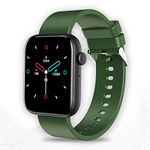 Gionee GSW12 Smartwatch Bluetooth Calling with 1.8 IPS 2.5D Curved Display, IP68 Water Resistant, SpO2 & Stress Monitor, Heart Rate Monitor & 200+ Watch Faces, Longer Battery (Olive Green)