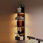 Homaterial 5 Tier Wall Shelf Unit,W