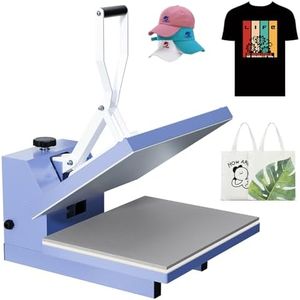 Heat Press 16"x20", Heat Press Machine, Even Heating Technology, Large Operating Panel, Industrial Digital Heat Transfer Machine Sublimation for T-Shirts, Clothes, Canvas Bags, Red