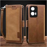 Excelsior Premium PU Leather Wallet flip case Cover with | Card and Cash Slot | 360 Full Body Protection for Motorola Moto Edge 50 Fusion | Moto G85 5G (Coffee)