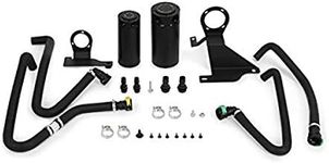 Mishimoto MMBCC-F35T-11SBE Baffled Oil Catch Can Compatible With Ford F-150 3.5L Ecoboost 2011-2014 Black