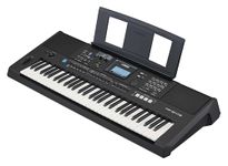 Yamaha, 61-Key Touch-Sensitive Advanced Portable Keyboard with Power Adapter, (PSRE473)