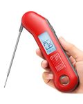 ThermoMaven F1 Turbo Meat Thermometer Digital, 0.5s Instant Read Food Thermometer, ±0.3°C Accurate Temperature Probe, IP67 Waterproof, Backlit Auto-Rotate Display, for BBQ Grill Oven Kitchen