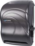 San Jamar T1190 Oceans Lever Roll Towel Dispenser, Fits 8" Wide and 8" Diameter Roll, 12-15/16" Width x 16-1/2" Height x 9-1/4" Depth, Black Pearl