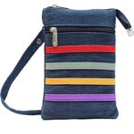 b4bags Small Sling Bags for Women | Denim Mobile Sling Bag for Women Stylish Latest | Cross body Bag for Woman | Ladies Mobile Purse for Women Sling Bag | Birthday Gift for Women