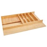 Rev-A-Shelf Trim-to-Fit Shallow Knife Block Drawer Insert, 33.13 x 22 In, 4WUTKB