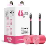 2 Pack Ridenow TPU Inner Tubes Ultra-Light 700 x 18-32c/32-47c with 45mm/65mm/85mm Presta Valves for Road Bike or Gravel Bike (Include Bike Tube Patch Repair Kit)