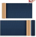 2 Rolls Pool Patch Repair Kit 8 x 48 inch Pool Safety Cover Patch Kit Self Adhesive Swimming Pool Cover Repair Kit Tear Resistant Patch for Inground Safety Pool Cover (Blue)