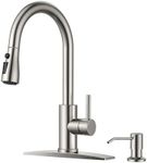 FORIOUS Kitchen Faucets with Soap D