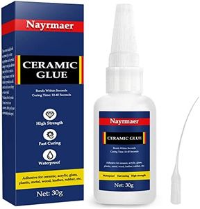 Ceramic Glue, Glue for Porcelain and Pottery Repair, Instant Strong Glue for Pottery, Porcelain, Glass, Plastic, Metal, Rubber and DIY Craft (CGN1)