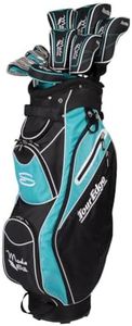 Tour Edge Moda Silk Womens Golf Set - Black LT Blue RH Regular