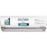 Haier 1 Ton 4 Star Smart Split AC (3470W, Copper, Wi-Fi, 4-Way Swing, 7 in 1 Convertible, Anti Bacterial Filter, Cools at 60°C Temp, 20 Mtr. Air Throw - HSU13K-PYFR4BN-INV, White)