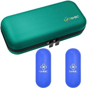 SHBC Insulin Cooler Case for Travel Diabetic Organize Insulated Cooling Bag for Medication with 2 Ice Packs Green Medical Cool Bag