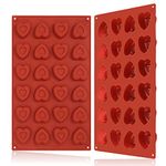 Silicone Moulds - Silicon Tray Mould for Chocolate, Cupcake, Wax, Candles, Egg Muffins, Resin, Cake Decorations - Flexible