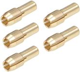 uxcell Brass Drill Chuck Collet Bits 3.2mm for Dremel Rotary Tools 5Pcs