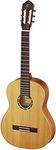Ortega Guitars R131L Family Series Pro Left Handed Nylon 6-String Guitar with Cedar Top, Mahogany Body, Satin Finish