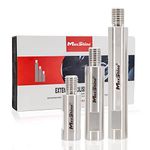 Maxshine Detailing Stainless Steel Rotary Extension Shaft Set, 3Piece 2in, 3in, 5in