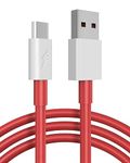 Fast Type-C Usb Cable for Oppo Reno7 Pro 5G, Oppo Reno 7 Pro 5G USB Cable Original Like | Data Sync Cable | Rapid Quick Dash Fast Charging Cable | Charger Cable | Type-C to USB-A Cable (3.5 Ampere, 1 Meter/3.3 Feet, 1S|6 , Red)