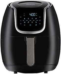 Power XL Vortex Air Fryer 2.8L - 4-in-1 Digital Air Fryer - 360 Degree Cyclonic Technology - 8 Pre-Set Functions - Makes Cooking with Less Oil & Fat Easier and Quicker - Recipe Book Included