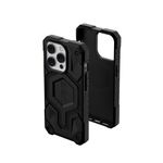 URBAN ARMOR GEAR UAG Designed for iPhone 14 Pro Case Black 6.1" Monarch Pro Built-in Magnet Compatible with MagSafe Charging Rugged Shockproof Dropproof Premium Protective Cover