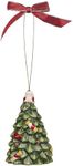 Spode Christmas Tree Figural Tree Bell Ornament, Long-Lasting Festive Holiday Ornament for Christmas Tree& Seasonal Display - Stylish Christmas Decoration for Mantel, Shelves, Home Accents