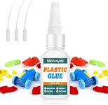 Plastic Glue, 30g Super Glue for Plastic, Fast-Drying Plastic Adhesive, Heavy Duty Glue for Plastic, Model, Acrylic, PVC, DIY Crafts and More (Plastic Glue, 30 Grams* 1 Pack)