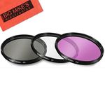 37mm Multi-Coated 3 Piece Filter Kit (UV-CPL-FLD) for Olympus 14-42mm f/3.5-5.6 M. Zuiko Digital ED Zoom Lens