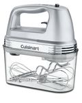 CUISINART HM-90BCS Power Advantage Plus 9-Speed Handheld Mixer with Storage Case, Brushed Chrome