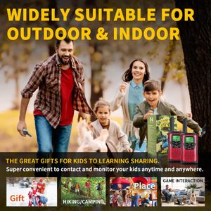 Kids Walkie Talkies 3-Pack – Long Range Two-Way Radios