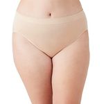 Wacoal Women's B-Smooth Hi-Cut Panty, Naturally Nude, Small