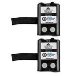 Kastar 2-Pack Ni-MH Battery Replacement for Uniden BT-1028, 58037235E Battery and Uniden GMR3040-3CK GMR3040-2CK GMR2638-2CK 2-Way Radio Walkie Talkies