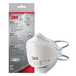 3M Aura Particulate Respirator 9205+ N95, Lightweight, Three Panel Designed Respirator Helps Provide Comfortable And Convenient Respiratory Protection, 3-Pack