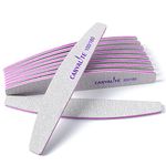 10 PCS Professional Nail Files Double Sided Emery Board(100/180 Grit) Nail Styling Tools Pet Grooming Tools for Home and Salon Use