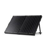 Renogy 100W Foldable Solar Panel Suitcase, 12V Portable Off Grid Panel, 2pcs 50W Solar Panel Suitcase Built-in Kickstand for RV, Campervan