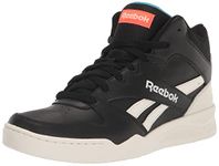 Reebok Men's Bb4500 Hi High Top Basketball Shoe, Black/Chalk/Radiant Aqua, 13