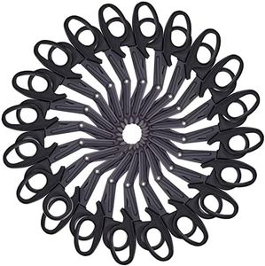 20 Pack Medical Scissors Badge Scissors for Nurses Stainless Steel Blades Emergency Bandage Shears 6 Inch Nurse Accessories for Nurses Doctor Supplies, Black
