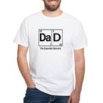 CafePress Dad: The Essential Element T Shirt Men's Traditional Fit White Casual Tshirt