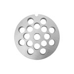 #12 Stainless Steel Meat Grinder Plate Discs Blades Compatible with FGA Food Chopper and Hobart, Cabelas, Weston, LEM, MTN Meat Grinders,Cutting Disks Heavy Duty (2/5 Hole Plate)