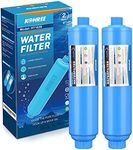 Kohree RV Water Filter, RV Marine KDF Inline Water Filter with NSF & BPA Free Certified, Greatly Reduce Chlorine Heavy Metals Bad Taste Odors and Sediment - 2 Pack