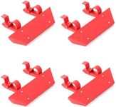 Side Step for INEOS Grenadier 2020 2021 2022 2023 2024 2025 Accessories Running Boards Nerf Bars Side Step Car Body Side Rock Guard Slider Rail Door Steps Carbon Steel (Red_4PCS)