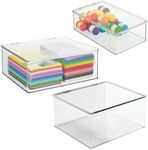 mDesign Plastic Stackable Drawer Or