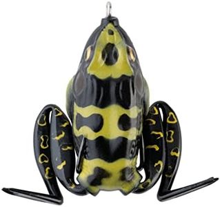 Lunkerhunt - Lunker Frog, Poison – Fishing Lure with Realistic Design, Legs Extend and Retract in Use, Great for Bass and Pike, Freshwater Lure with Hollow Body, Weighs ½ oz, 2.25” Length