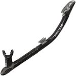 Oceanic Ultra Dry Scuba Diving Snorkel Black/Titanium