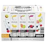 CELSIUS Assorted Flavors Official Variety Pack, Functional Essential Energy Drinks, 12 Fl Oz (Pack of 12)